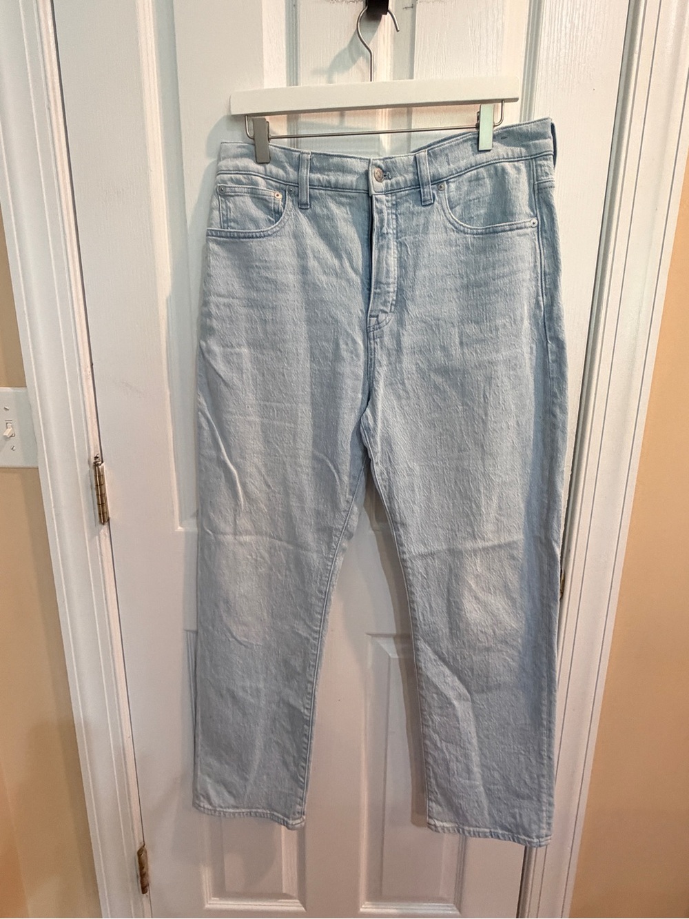 Women’s Madewell Light Wash Jeans - Classic Straight Fit Size 30